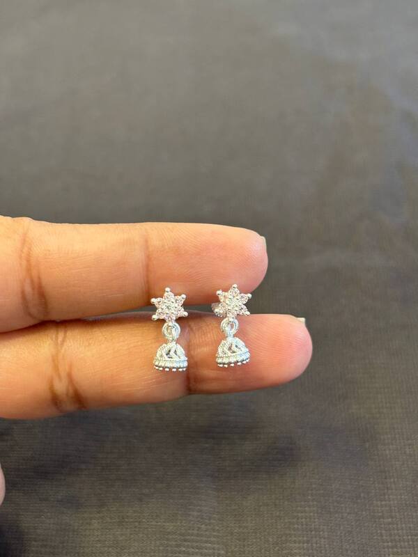 Silver pink stone jimiki