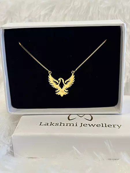Silver eagle with gold finish