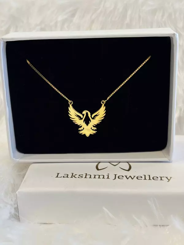 Silver eagle with gold finish