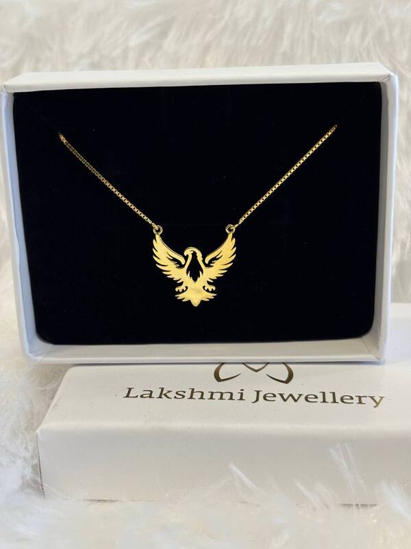 Silver eagle with gold finish