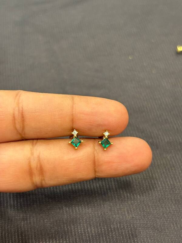 Silver green marriot with rosegold finish