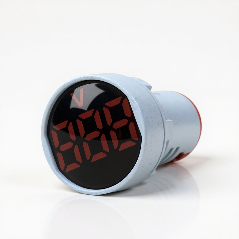 RED AC 60-500V LED Voltage Meter Indicator Signal - 22.5mm