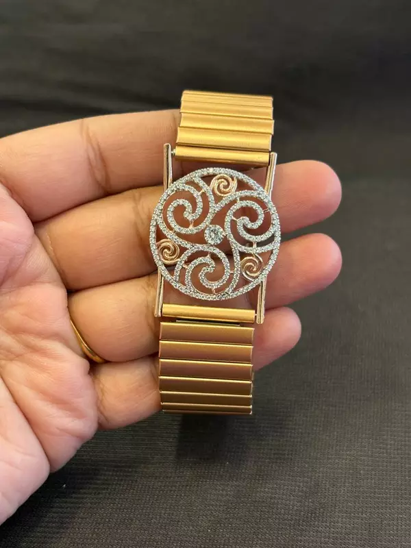 Silver induja wrist band