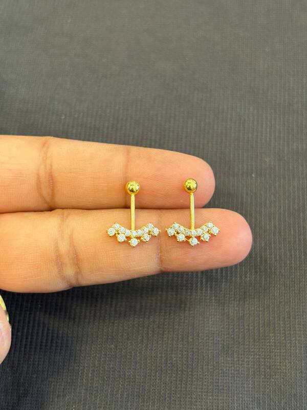 Silver dheeksha 9 carat gold bugadi