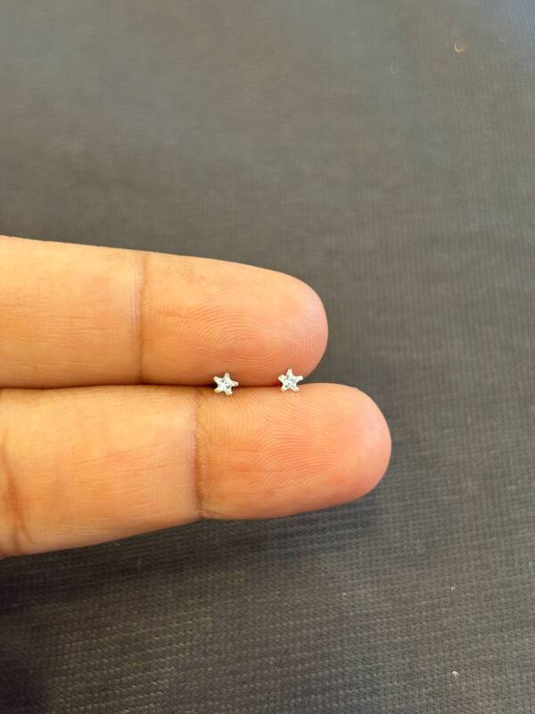 Silver star S3 stud