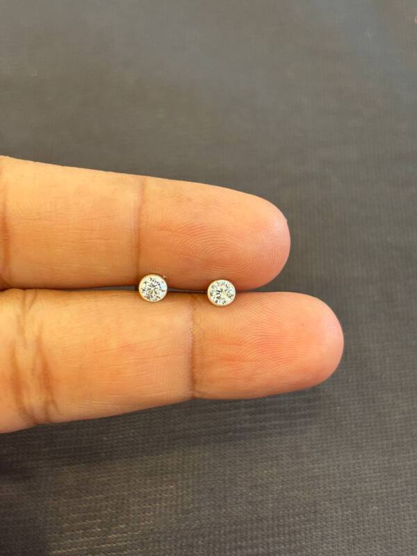 Silver big white dot