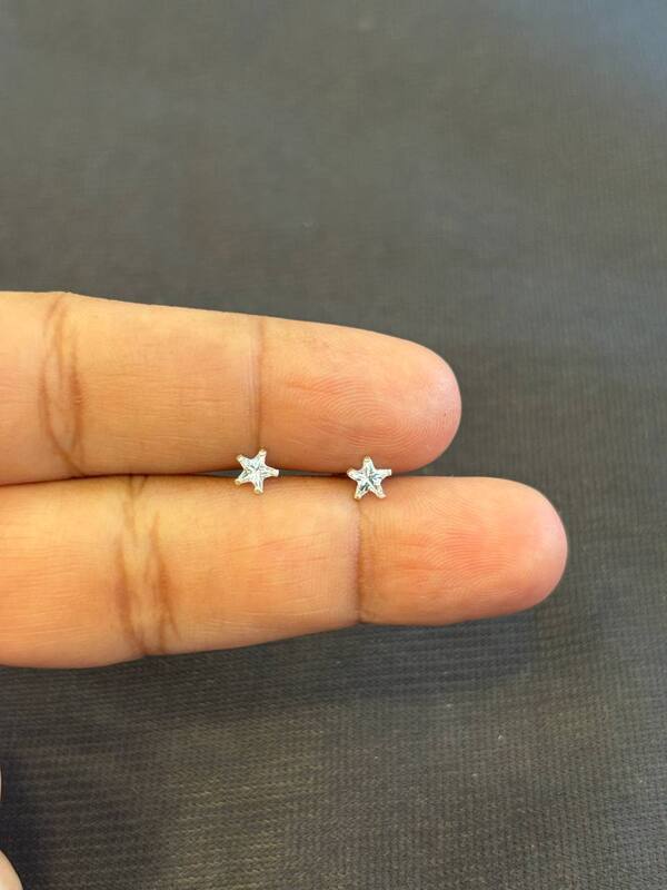 Silver S1 nakshtra stud