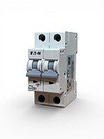 25A Eaton 2-Pole AC MCB