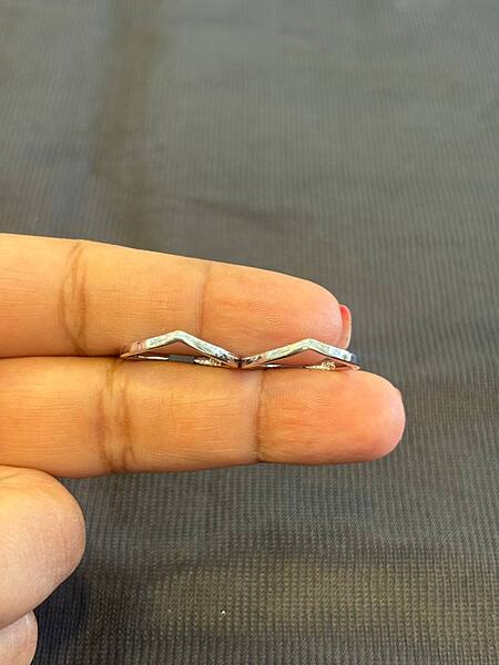 Silver crown1 toe ring