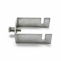 T1" Gapless Solar Panel Mounting Bracket for 40×40 mm (1.5") Square Pipe