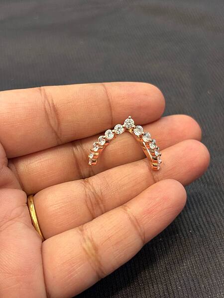 silver vairam vangi ring