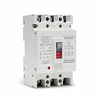 100A MCCB, SEM-125L/3300  3Pole AC- MOULDED CASE CIRCUIT BREAKER