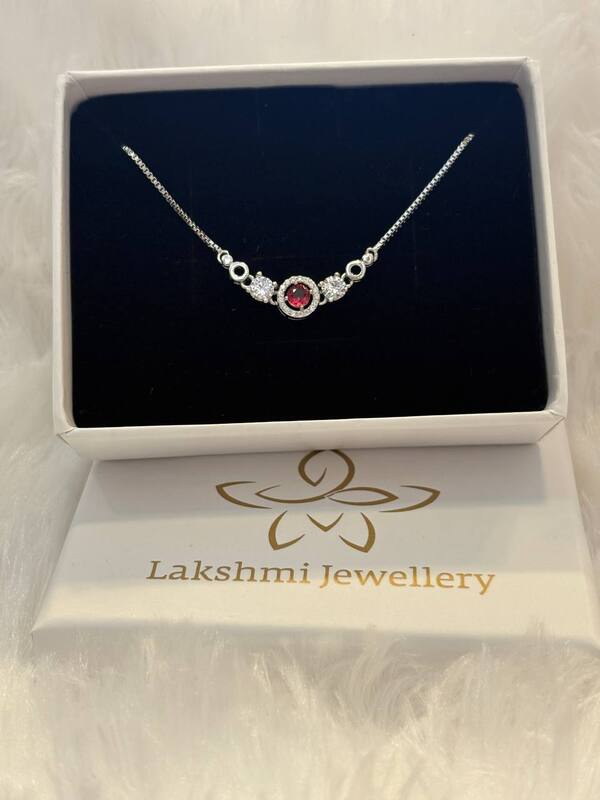 Silver anjali bracelet
