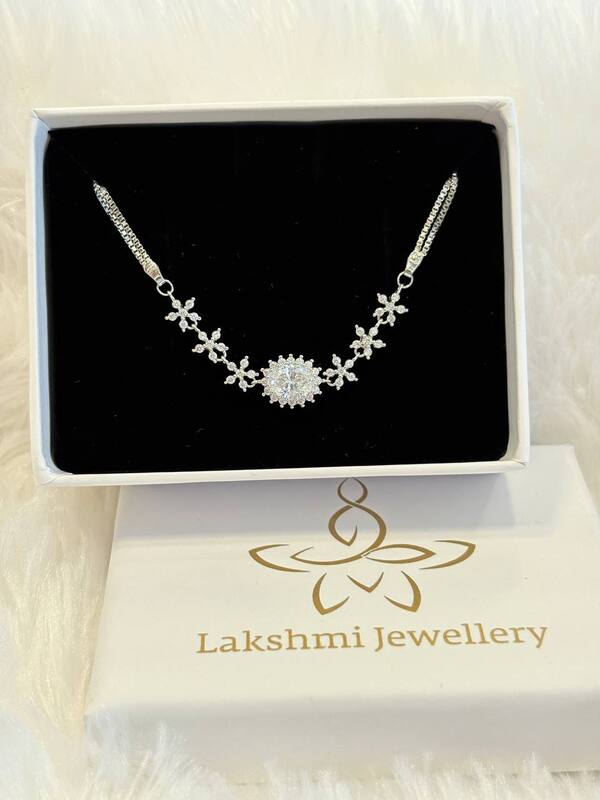 Silver marghazhi bracelet