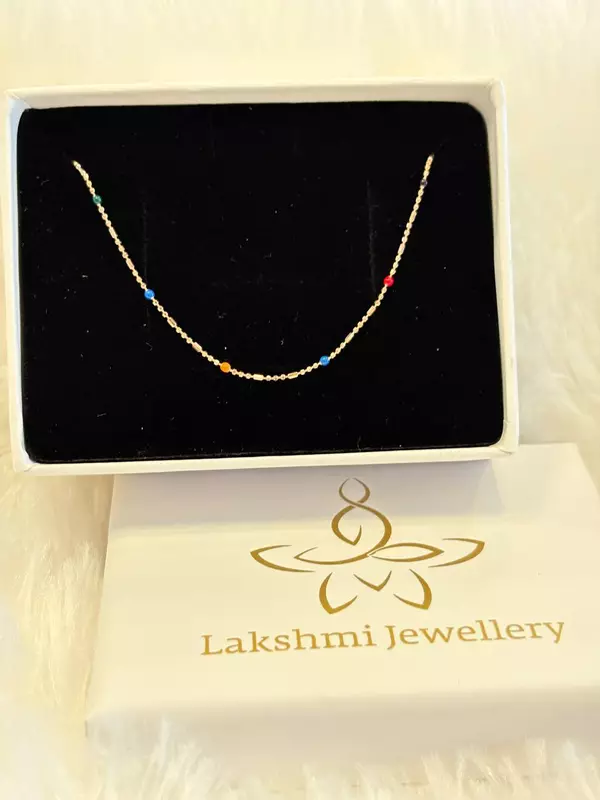 Silver mullai bracelet with rosegold finish