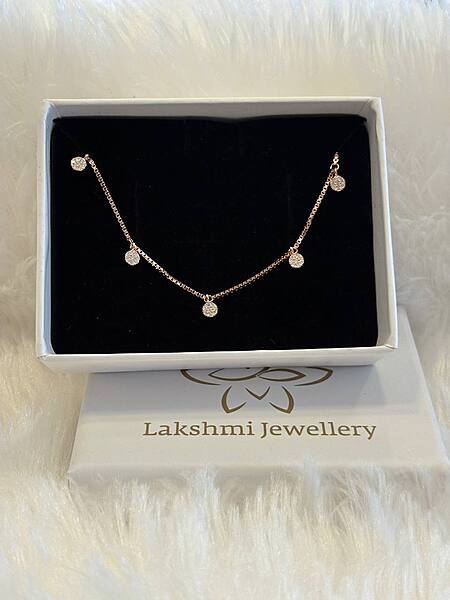 Silver roundd charms with rosegold finish
