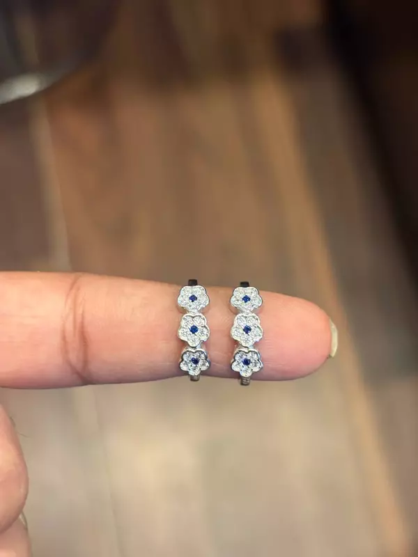 Silver poovika toe ring