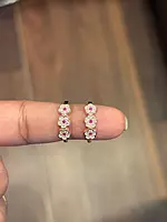 Silver poovika toe ring