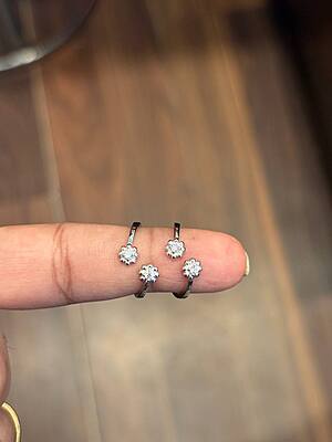 silver vennila toe ring