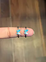 silver pretty butterfly toe ring
