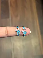 silver bloom toe ring