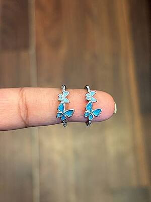 silver asteria toe ring
