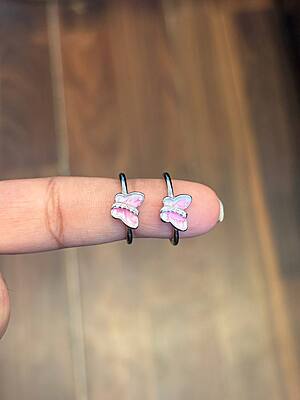 silver cutiee toe ring