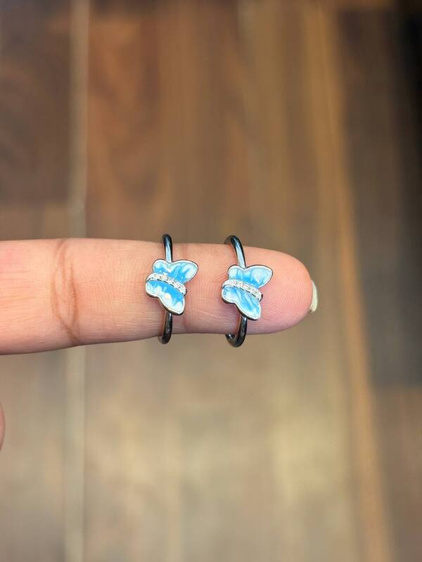 silver cutiee toe ring