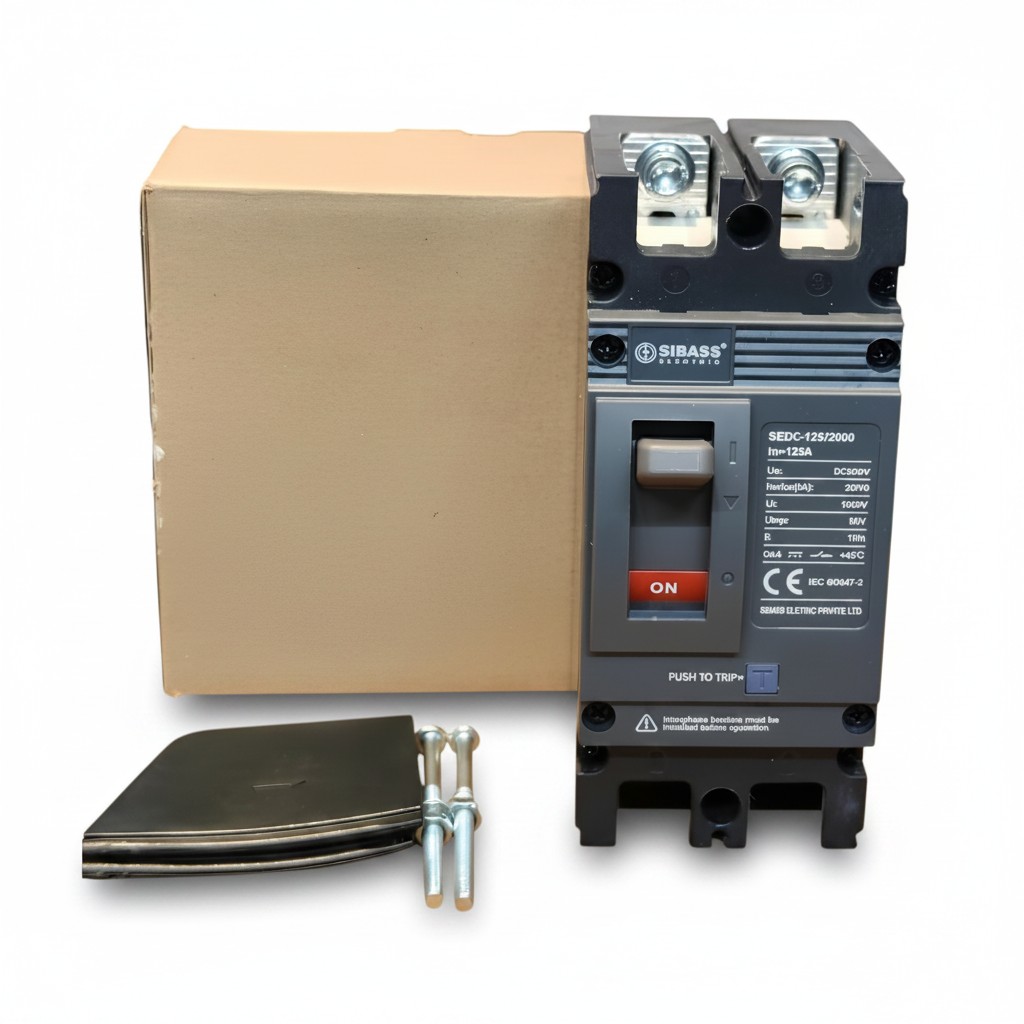 Sibass DC MCCB 150A 2-Pole | DC 500V Molded Case Circuit Breaker