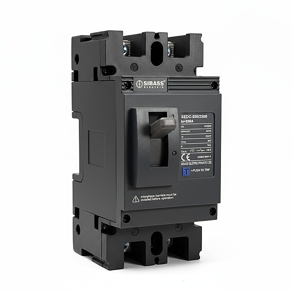 DC MCCB 250A 2-Pole – Circuit Breaker for DC Protection-High current DC appliances
