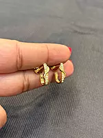 Silver j kammal with gold finish