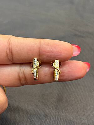 Silver j kammal with gold finish