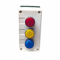FTC 3-Way Push Button Control Box (22mm) | FCBX3