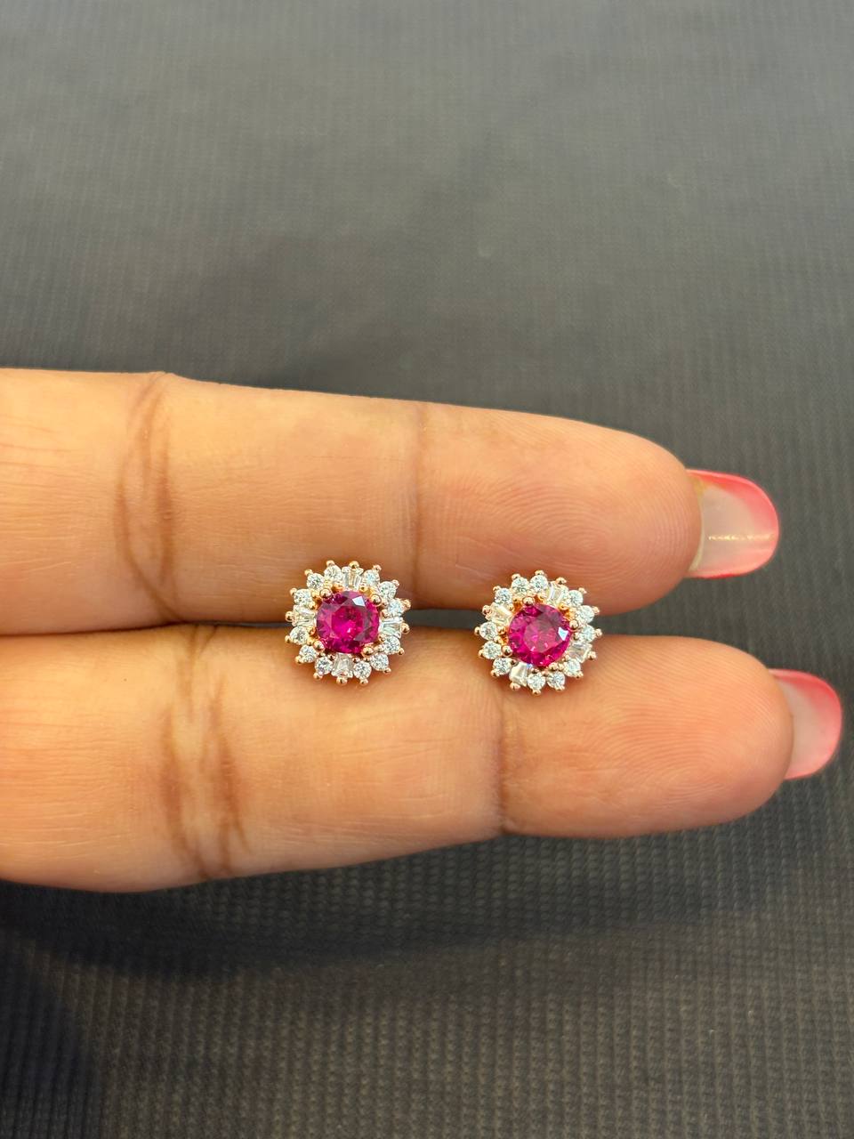 Silver mayila stud