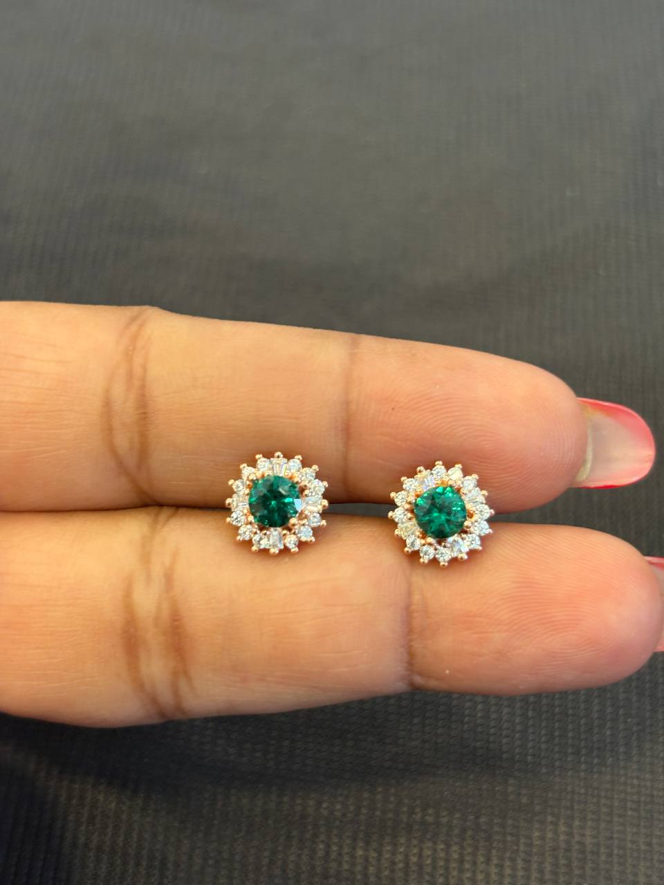 Silver mayila stud