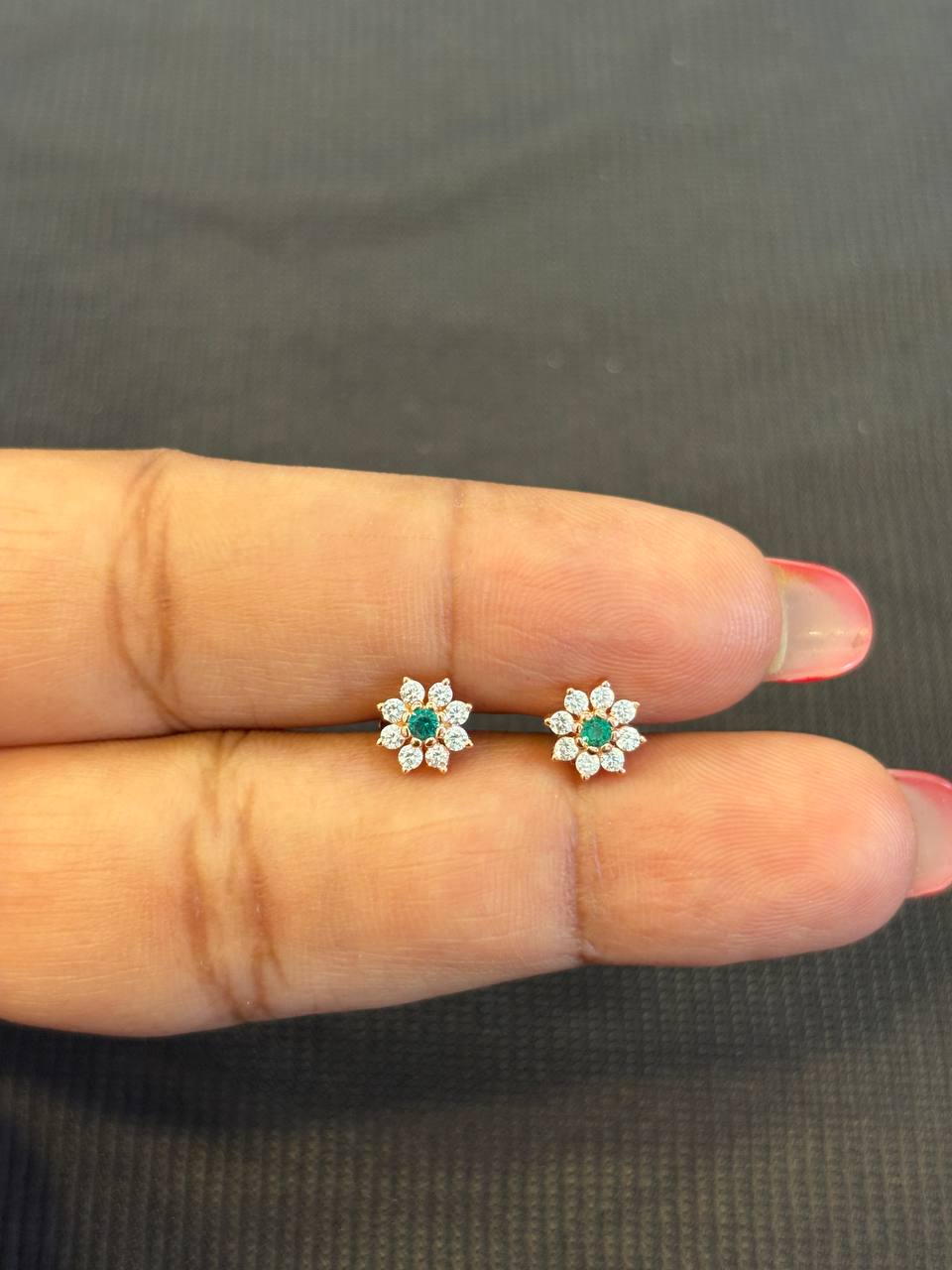 Silver megha stud