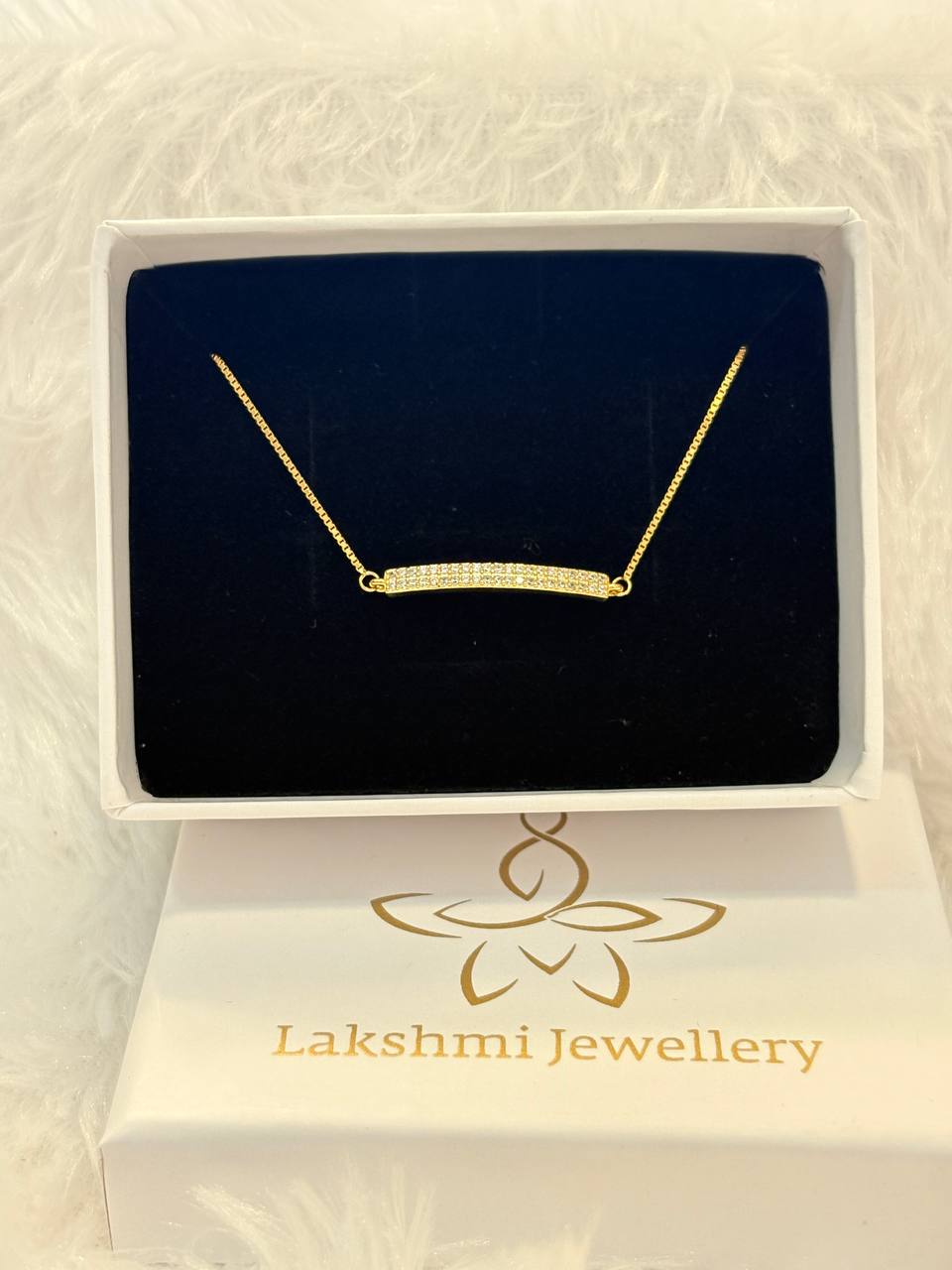 Silver diya bracelet with gold finish