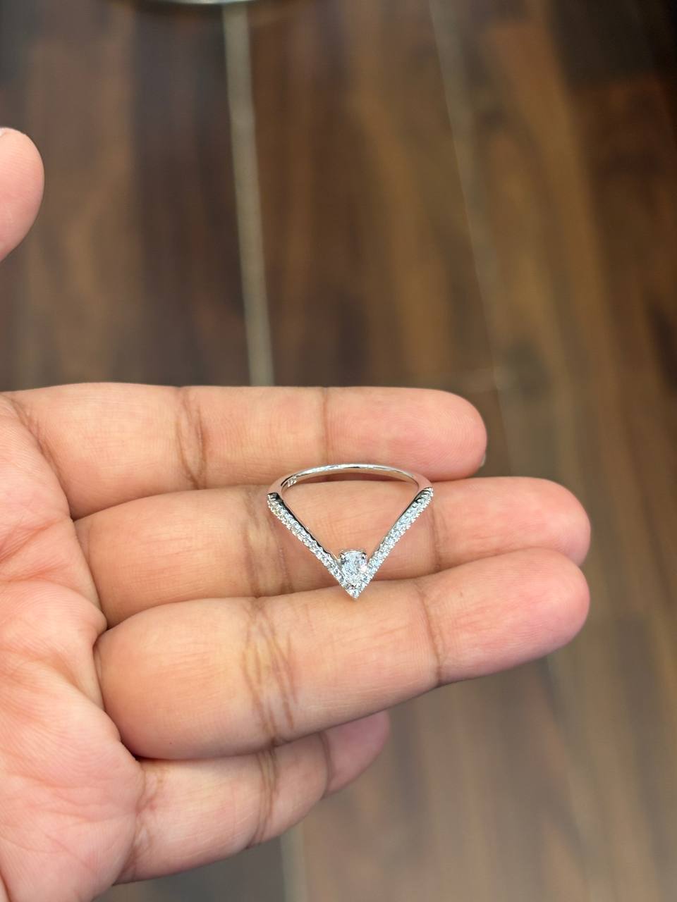 Silver rhea ring