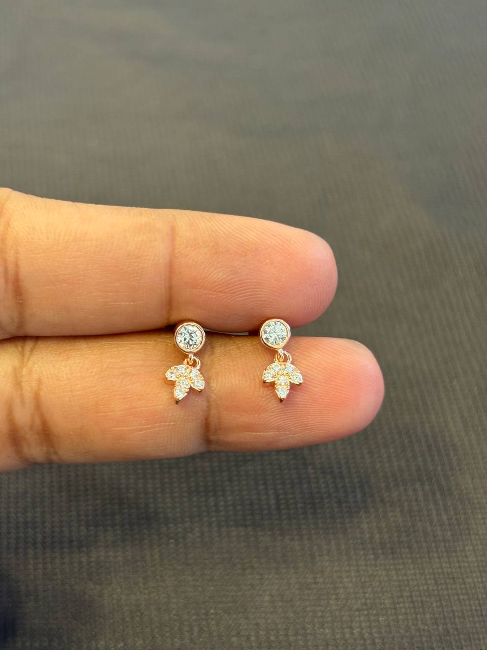 Silver kiara hanging with rosegold