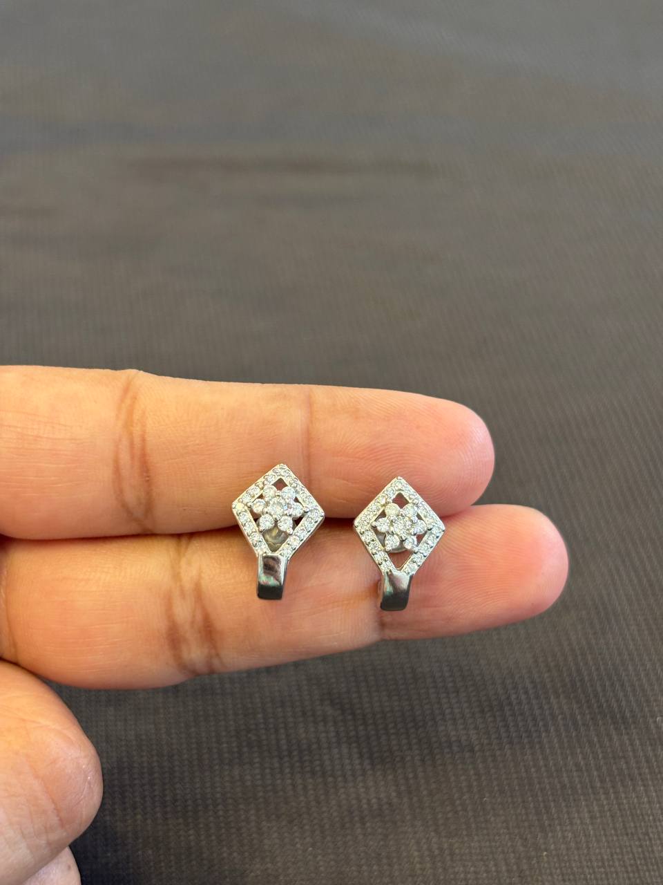 Silver myra J stud