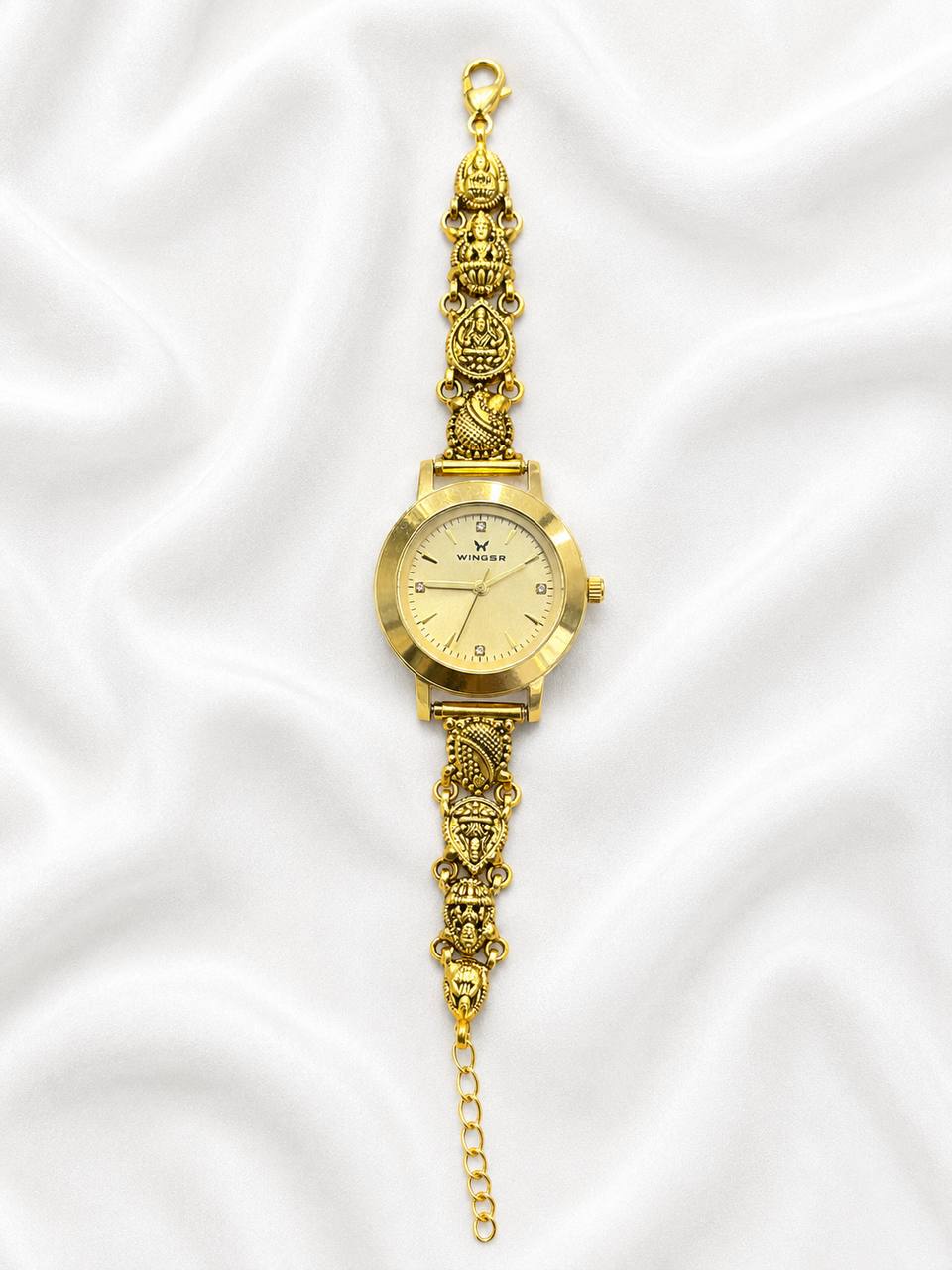 Silver zara watch with adjustable rings