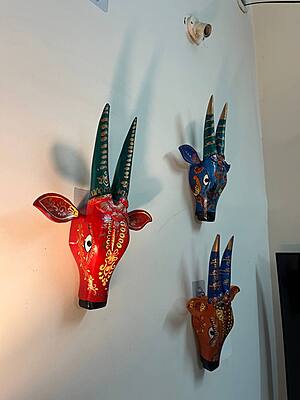 Cow Heads | Hand Painted | Madhubani Cow Heads | Hand Painted | Madhubani
