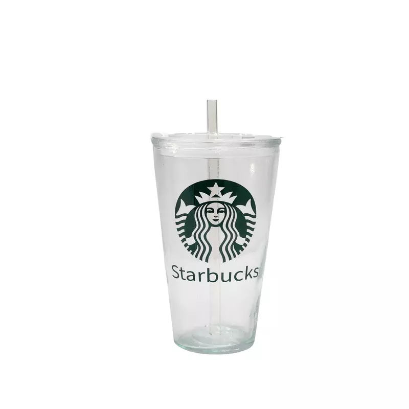 Starbucks Glass Tumbler with Straw