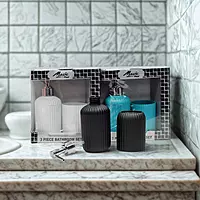 Magic Plastic Soap Dispenser (Set of 3) Bathroom Set