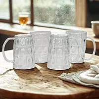 Glass Beer/ Coffee Mug 400ml
