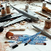 7 Pcs Makeup Brush Set