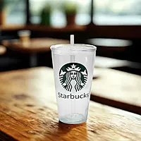 Starbucks Glass Tumbler with Straw