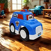 Kids Friction Toy Police Car