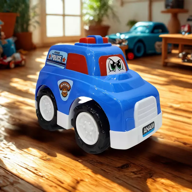 Kids Friction Toy Police Car