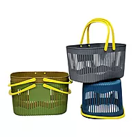 Plastic Basket with Handle